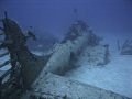   Douglas Dauntless Dive bomber Kwajalein Lagoon Roi Namur Aircraft graveyard. graveyard  